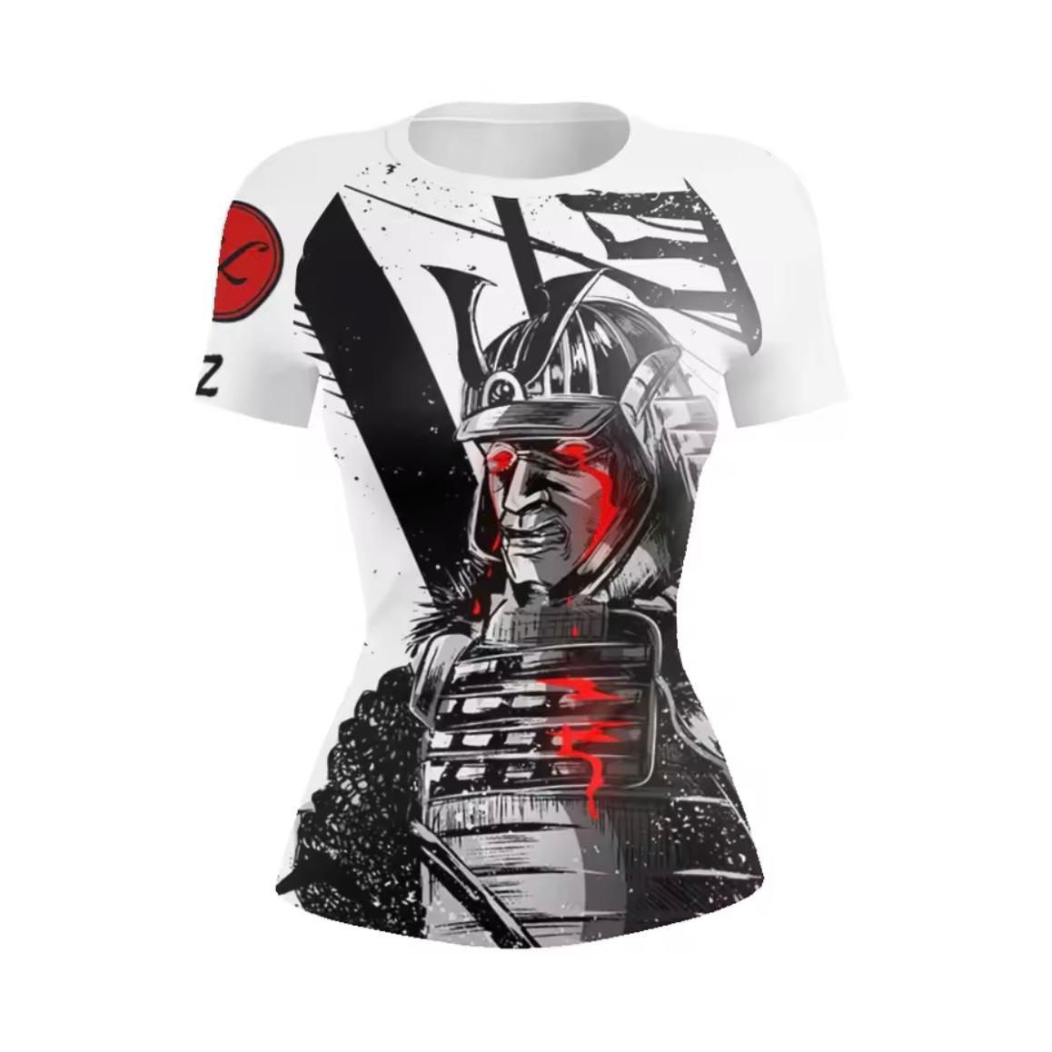 Women’s Samurai Warrior Premium BJJ / MMA Rash Guard