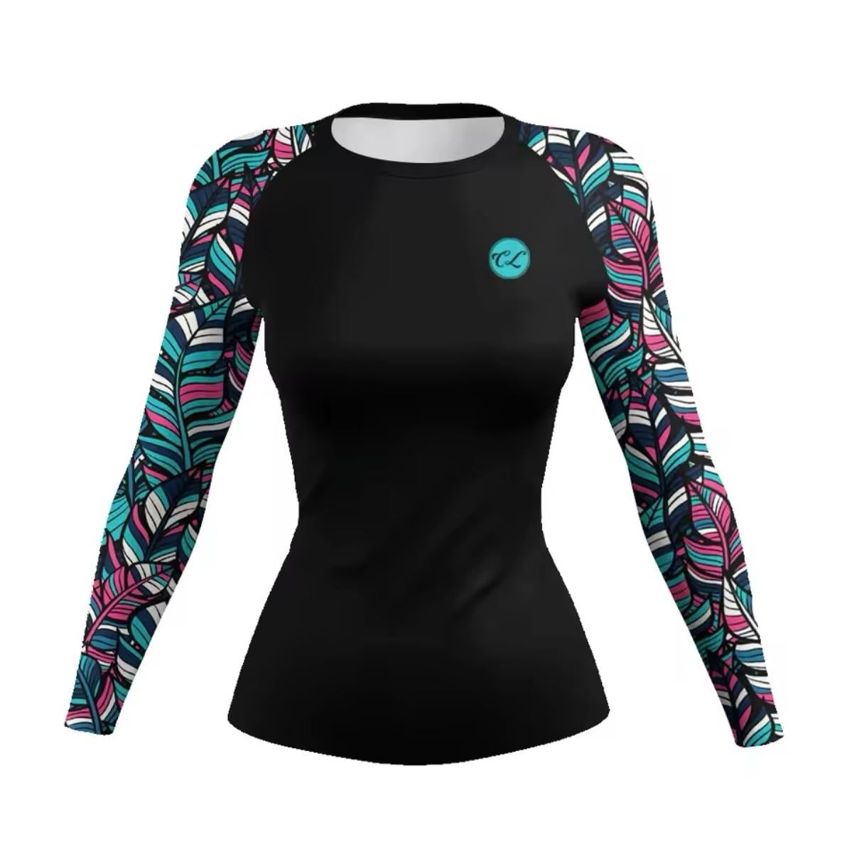 Women’s Colourful Roller Premium BJJ / MMA Rash Guard