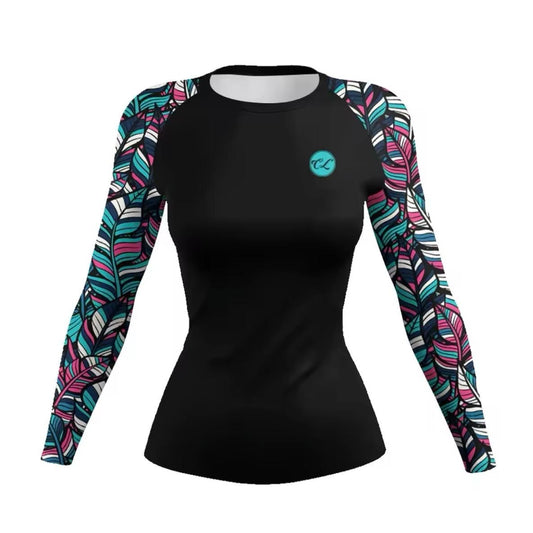 Women’s Colourful Roller Premium BJJ / MMA Rash Guard