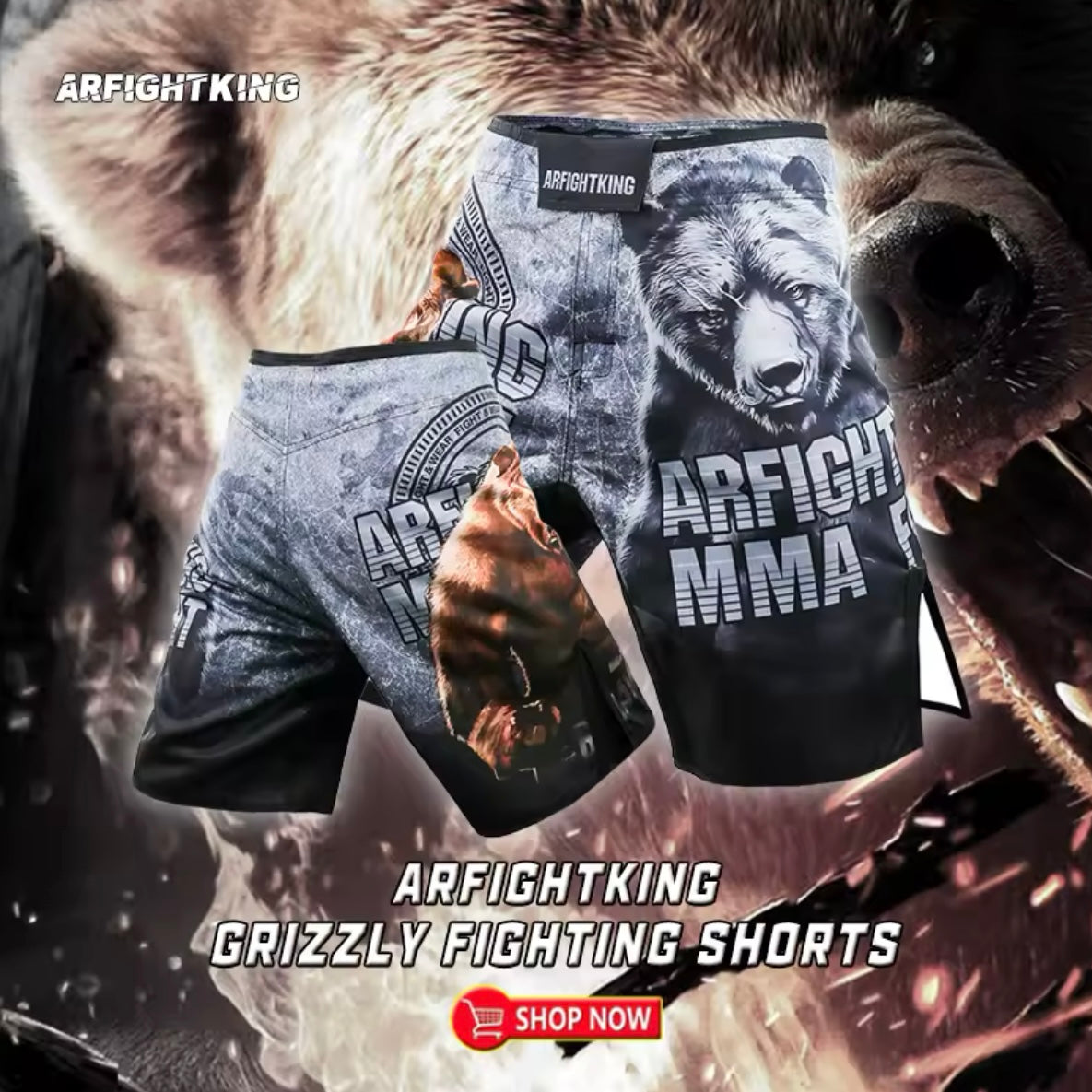 Bear Fight Premium MMA Grappling Shorts