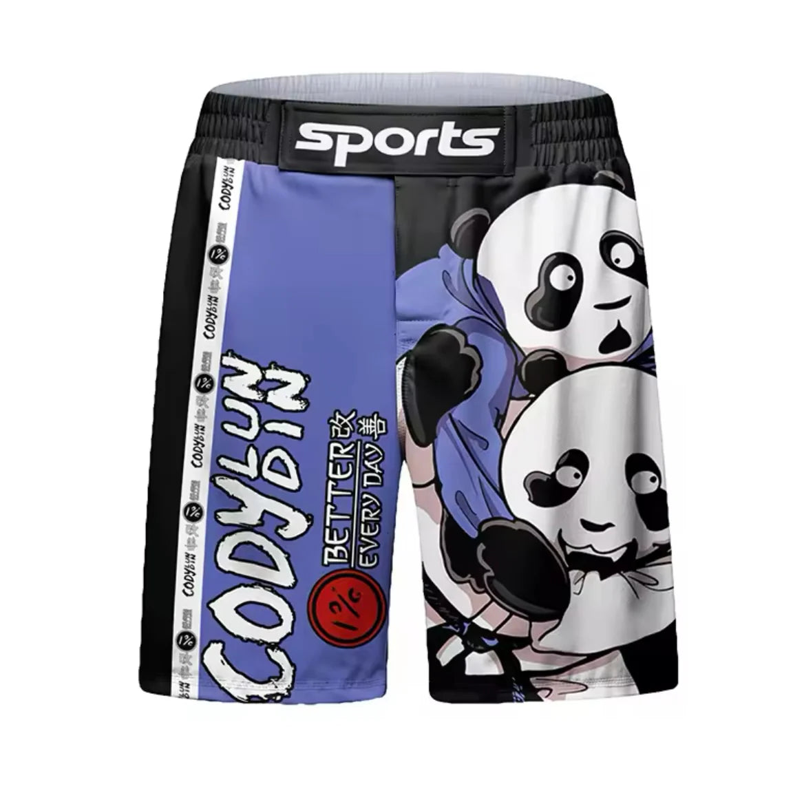 Judo Panda Premium BJJ No Gi / MMA Grappling Shorts