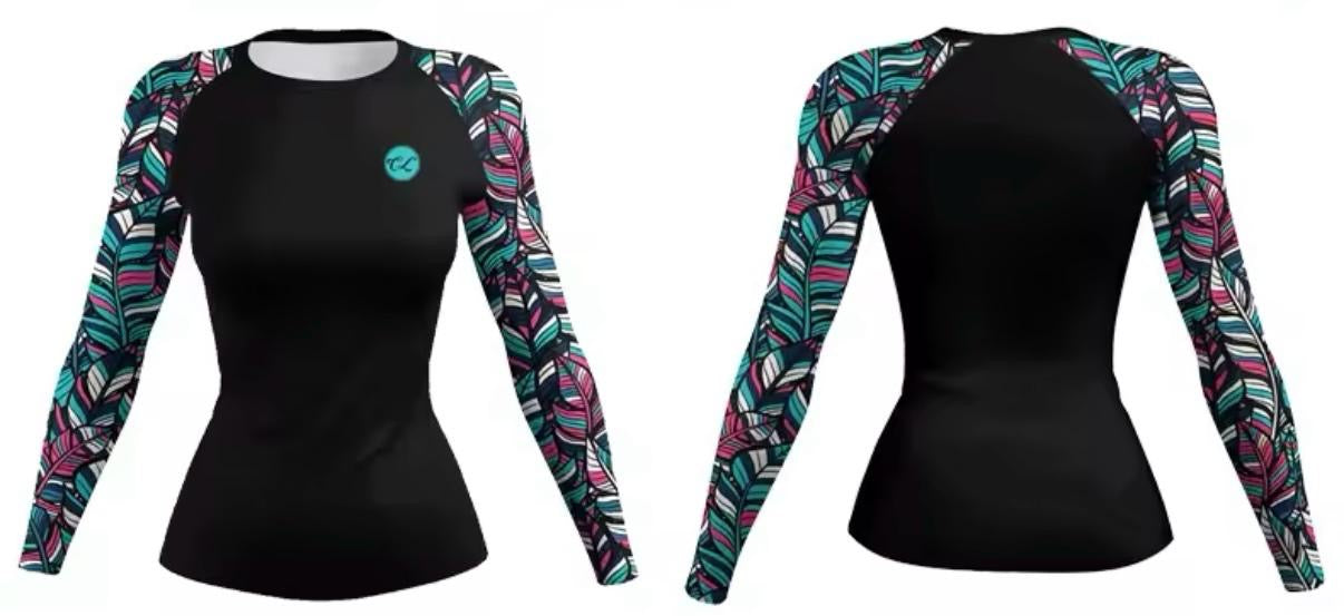 Women’s Colourful Roller Premium BJJ / MMA Rash Guard