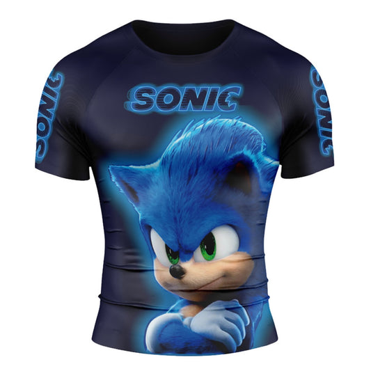 Sonic The Hedgehog Premium Short Sleeve Rash Guard