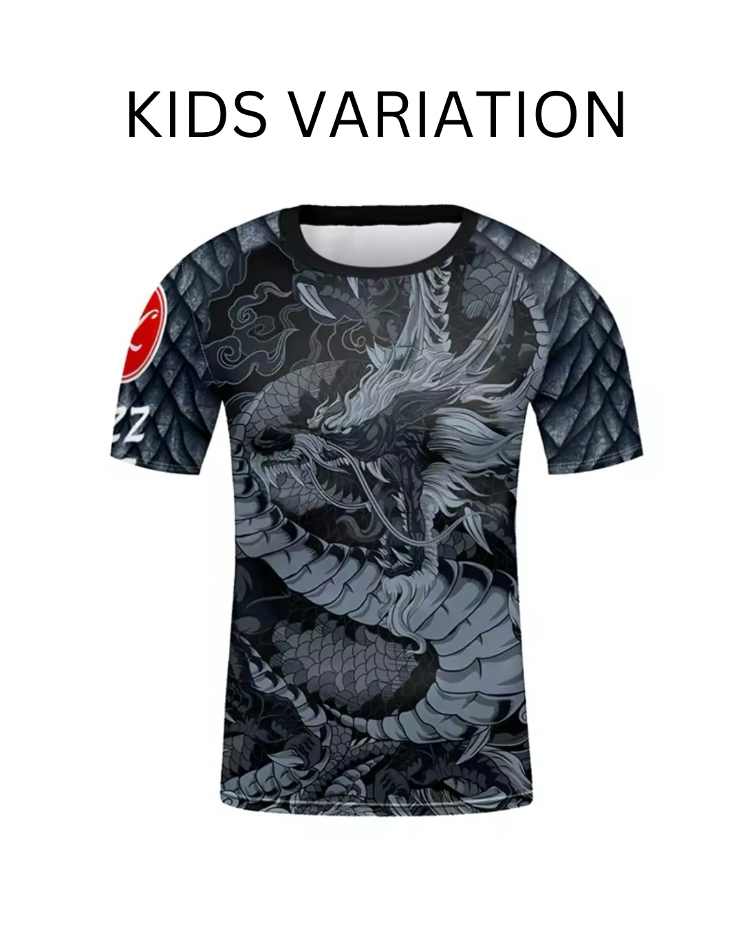 Black Dragon Premium BJJ No Gi / MMA Set. Rash Guard, Shorts & Spats