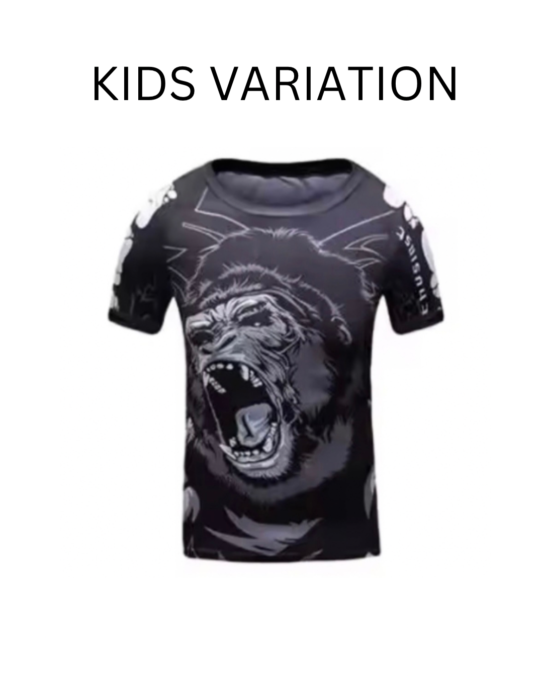 Gorilla Premium BJJ / MMA Rash Guard - LONG & SHORT SLEEVE VARIATIONS