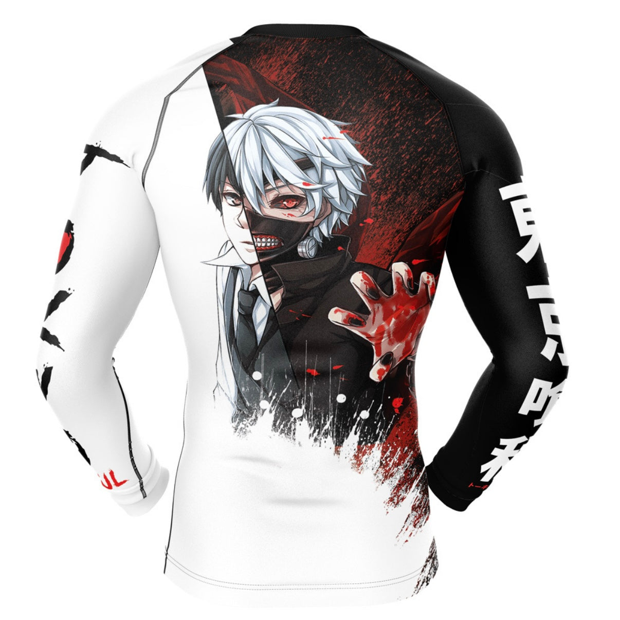 Tokyo Ghoul Ken Kaneki Premium Rash Guard - LONG OR SHORT SLEEVE