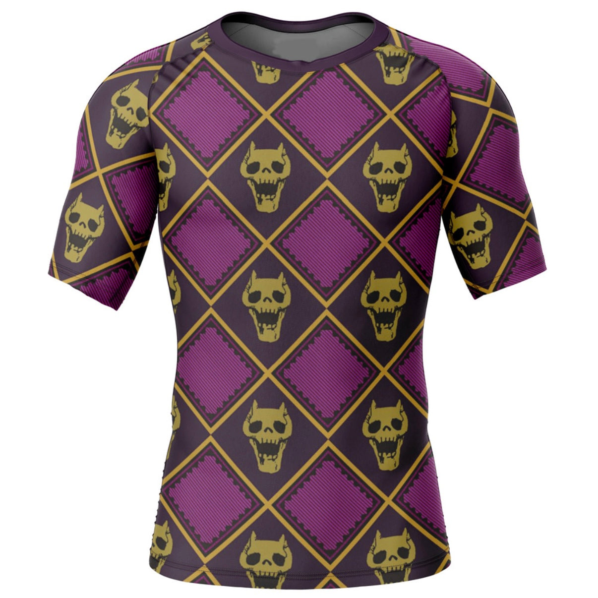 Jojo’s Bizarre Adventure 'Killer Queen Print' Premium Short Sleeve Rash Guard