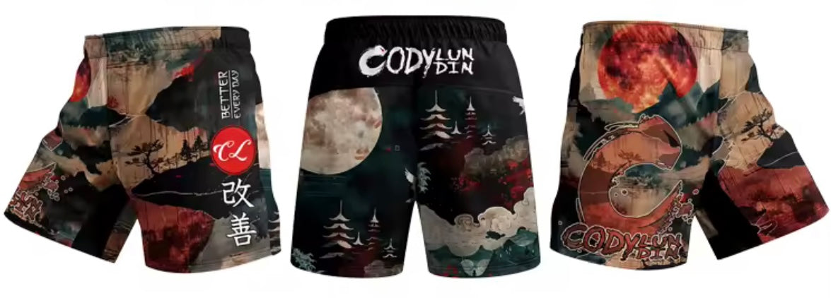 Scenic Roller Premium BJJ No Gi Grappling Shorts