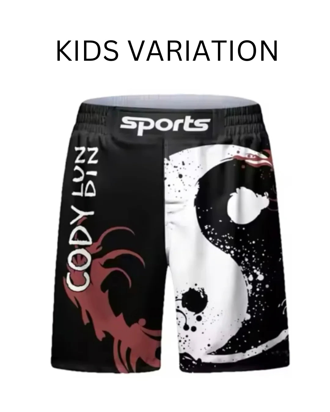 Yin Yang Premium BJJ No Gi / MMA Grappling Shorts