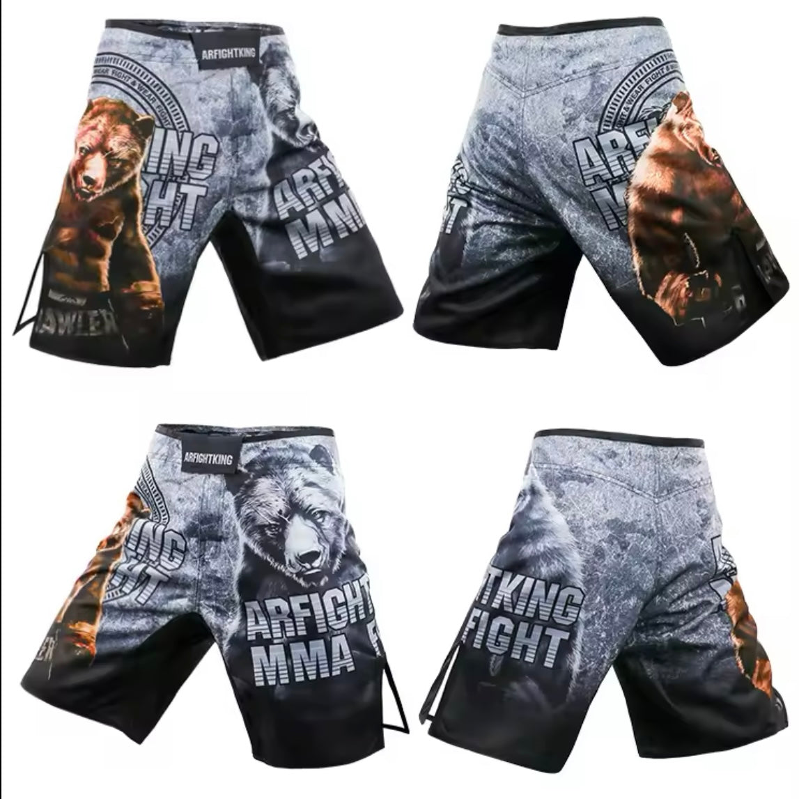 Bear Fight Premium MMA Grappling Shorts