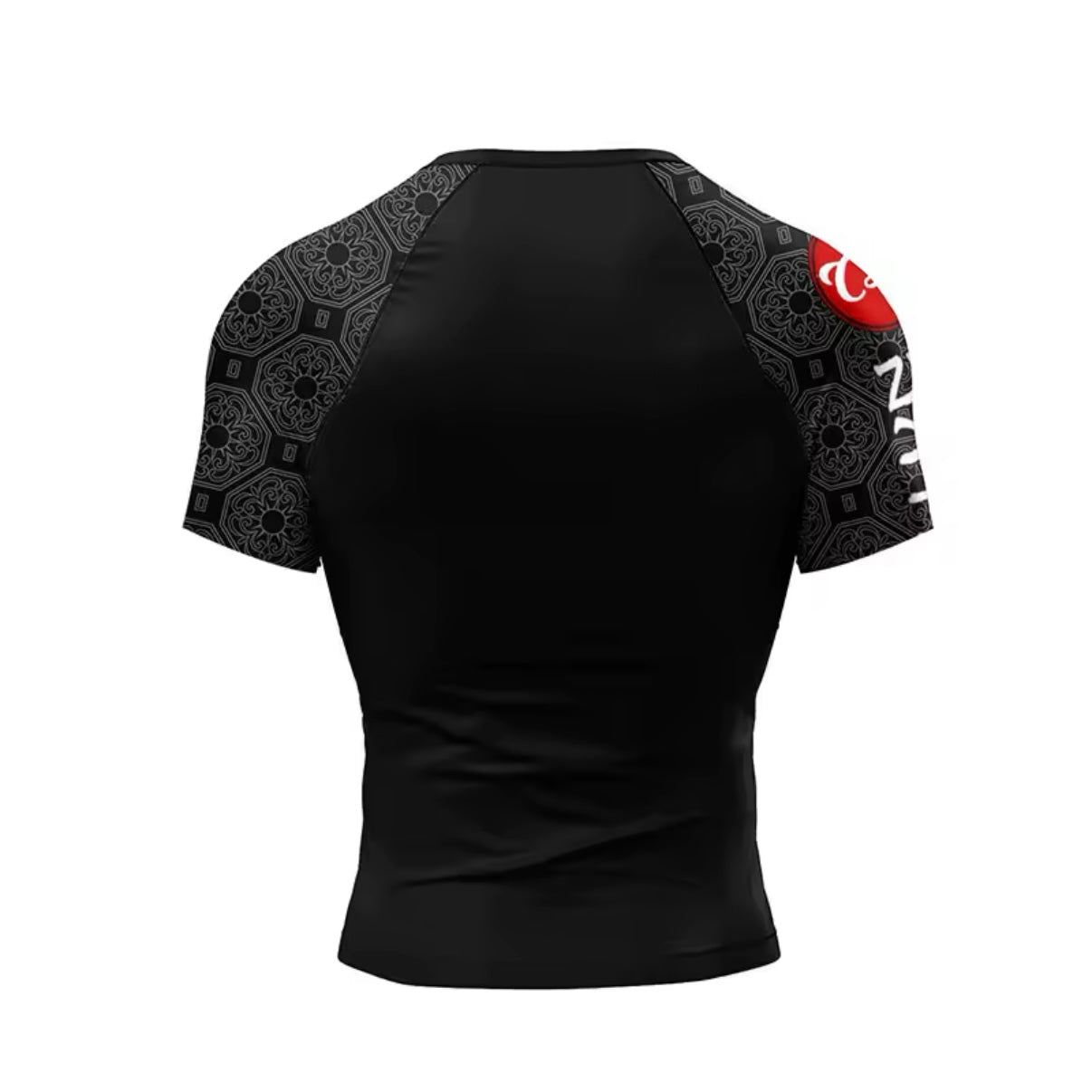 Black & Red Premium BJJ / MMA Rash Guard - LONG & SHORT SLEEVE VARIATIONS