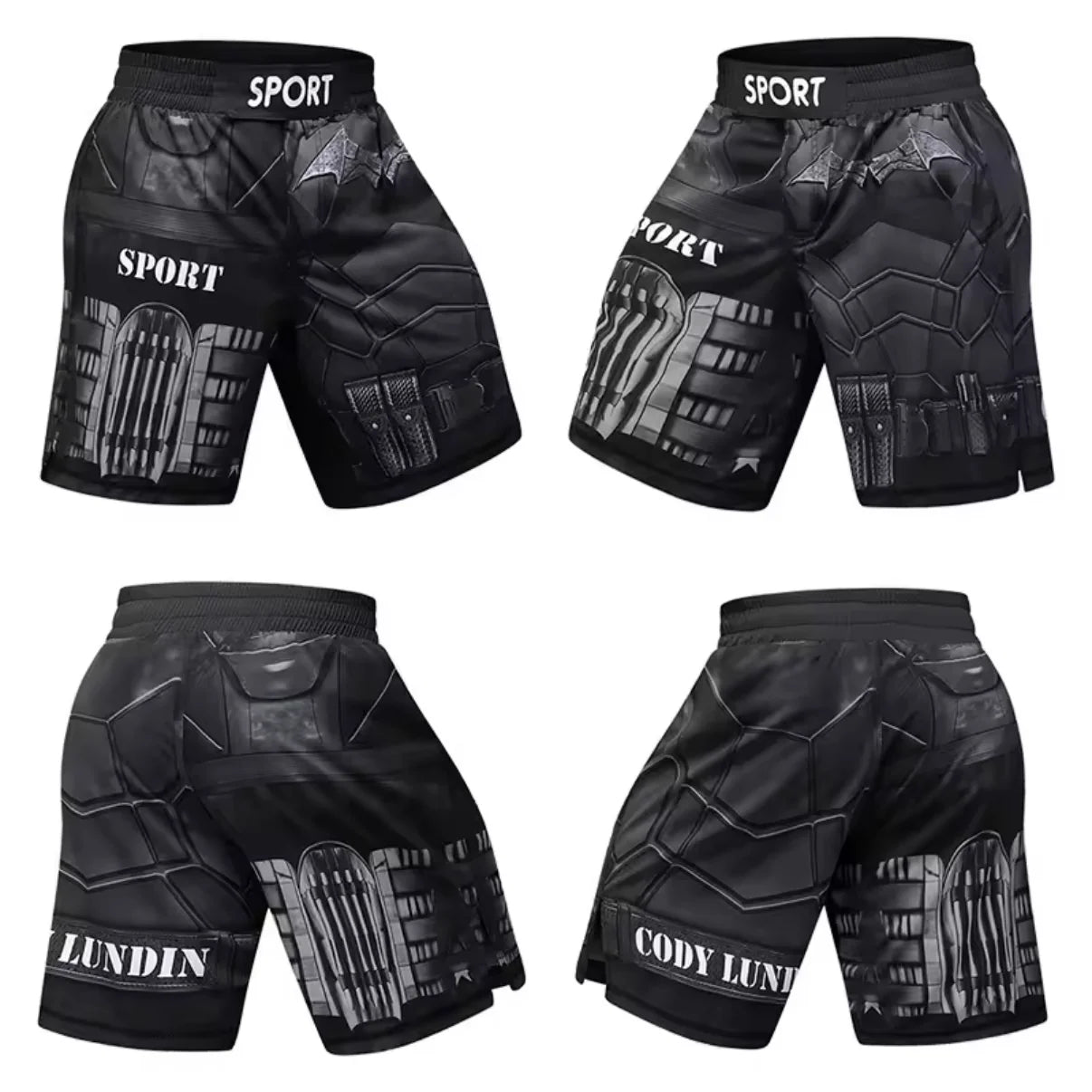 Batman Premium BJJ No Gi / MMA Grappling Shorts