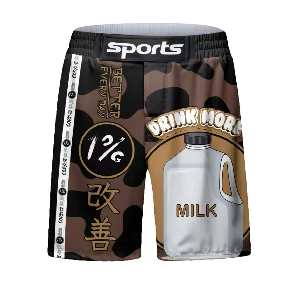 Milk Premium BJJ No Gi Grappling Shorts