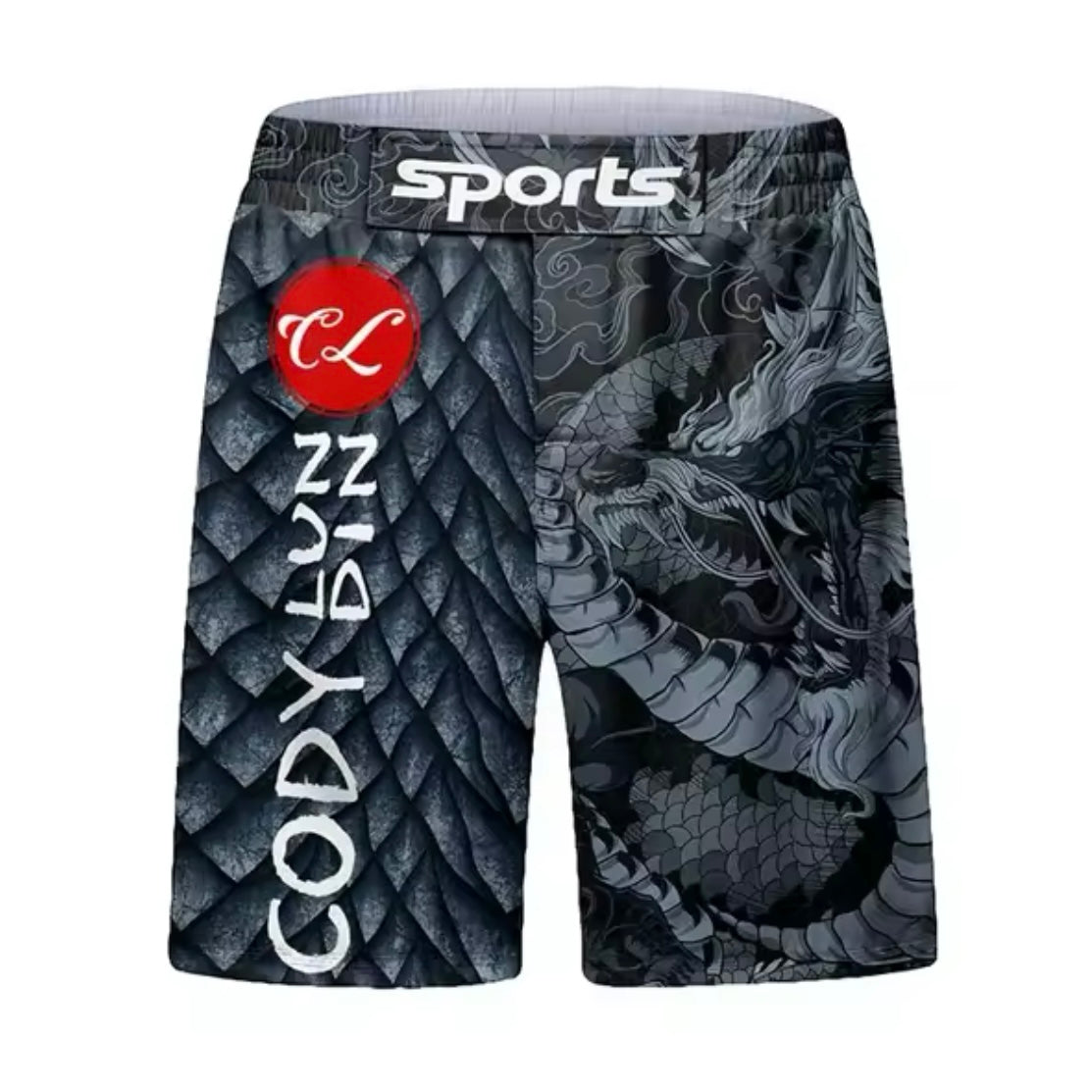 Black Dragon Premium BJJ No Gi / MMA Set. Rash Guard, Shorts & Spats