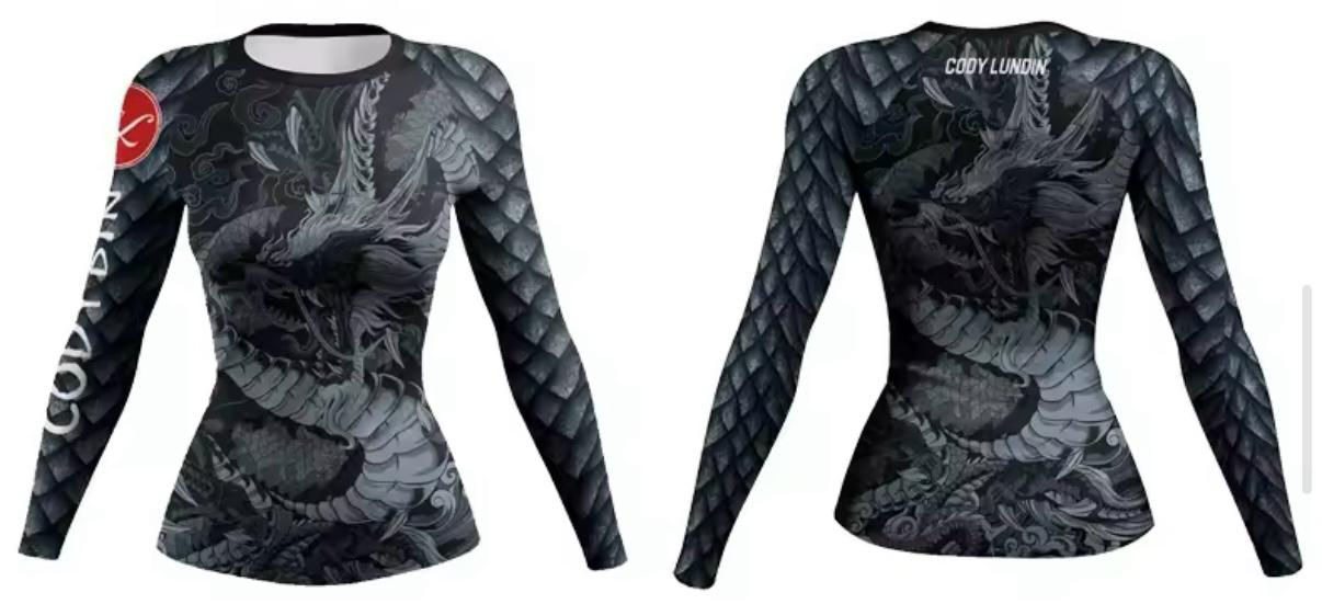Women’s Black Dragon Premium BJJ / MMA Rash Guard