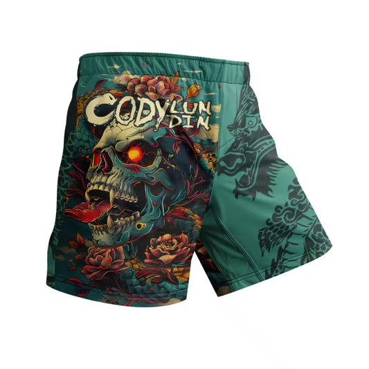 Skull & Dragon Premium BJJ No Gi Grappling Shorts