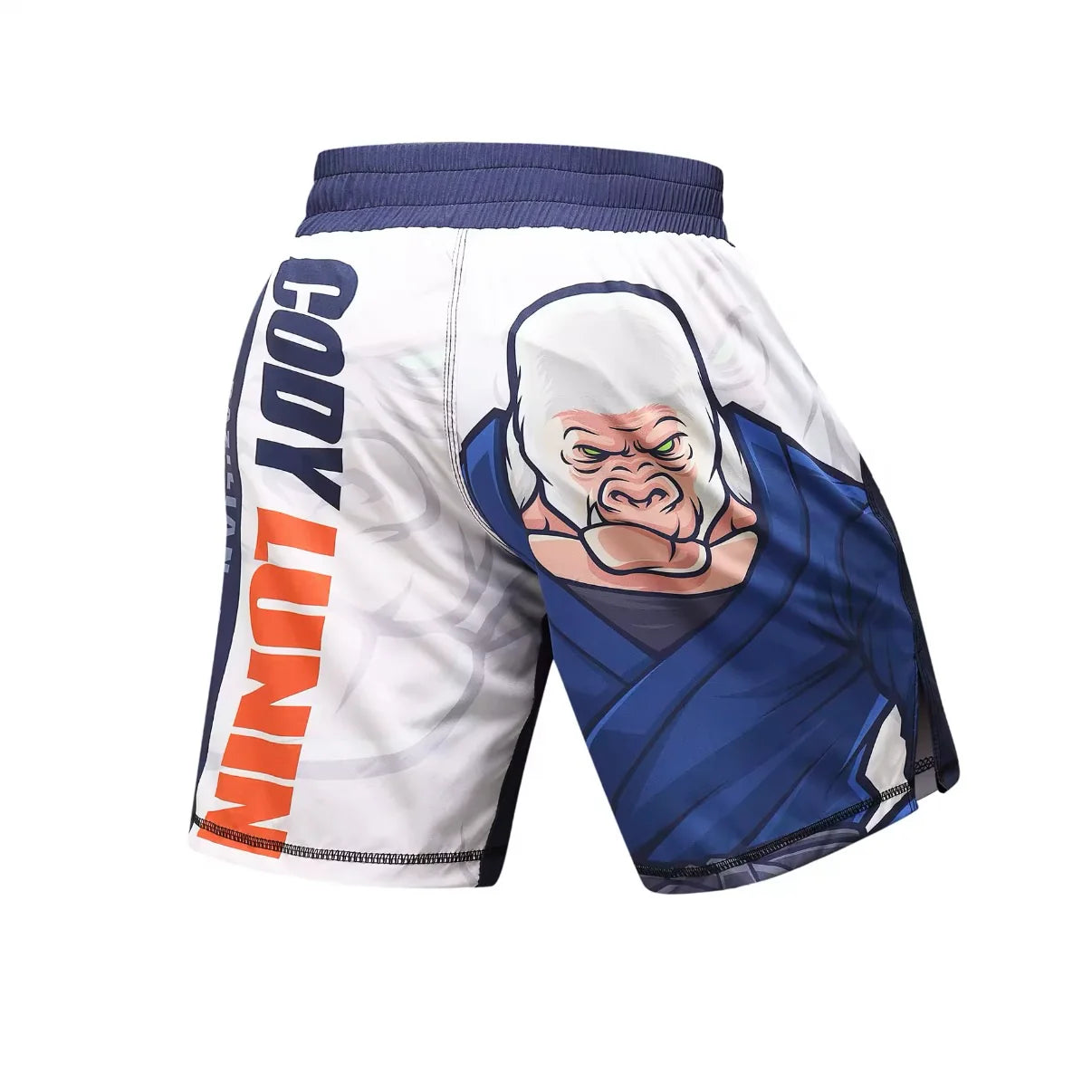 White Gorilla Premium BJJ No Gi / MMA Grappling Shorts