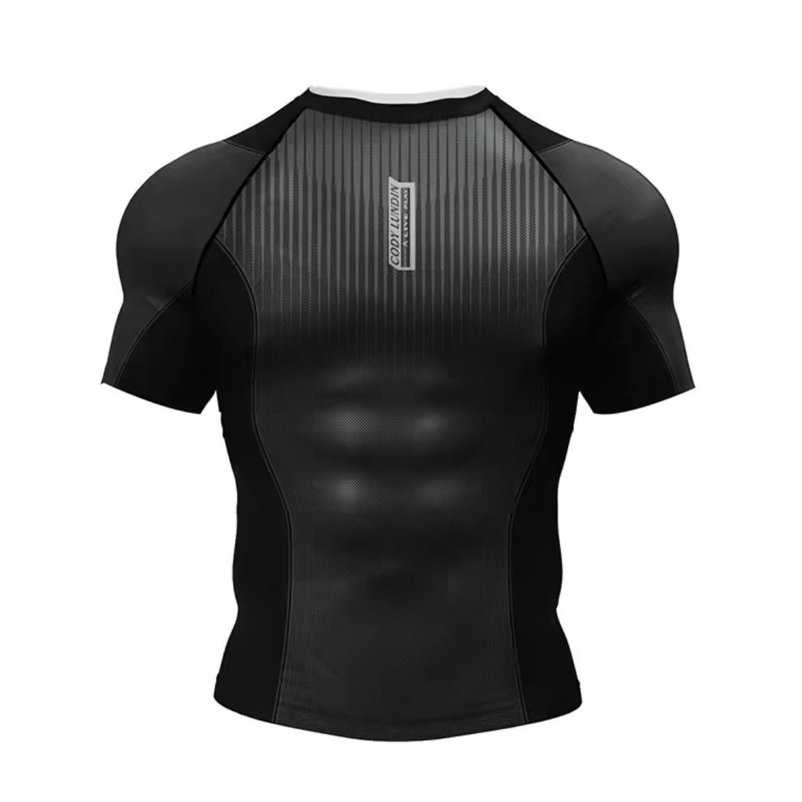 Black Premium BJJ No Gi / MMA Set. Rash Guard, Shorts & Spats