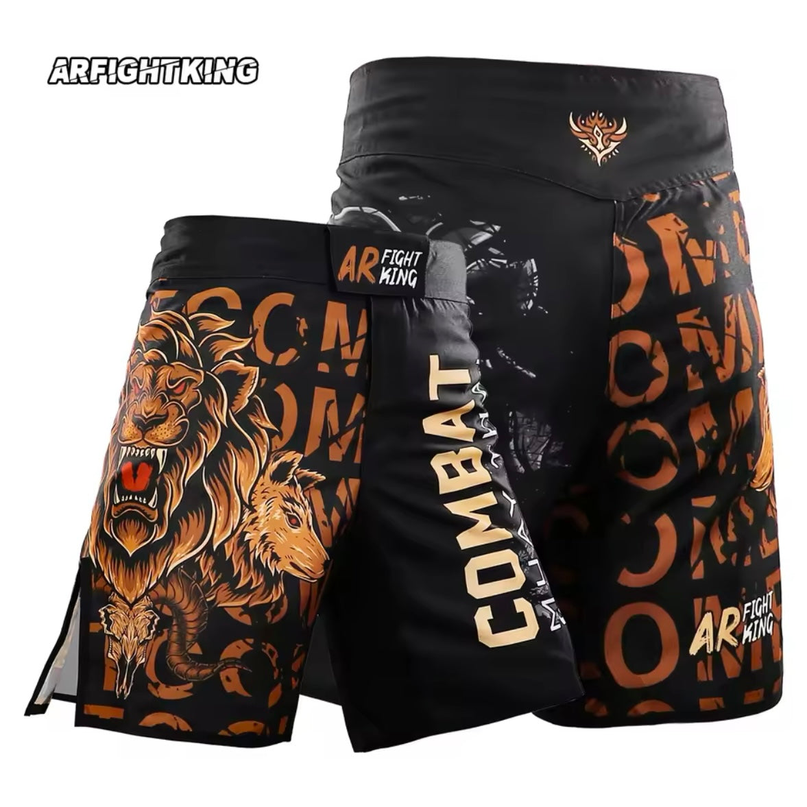 Lion & Wolf Premium MMA Grappling Shorts
