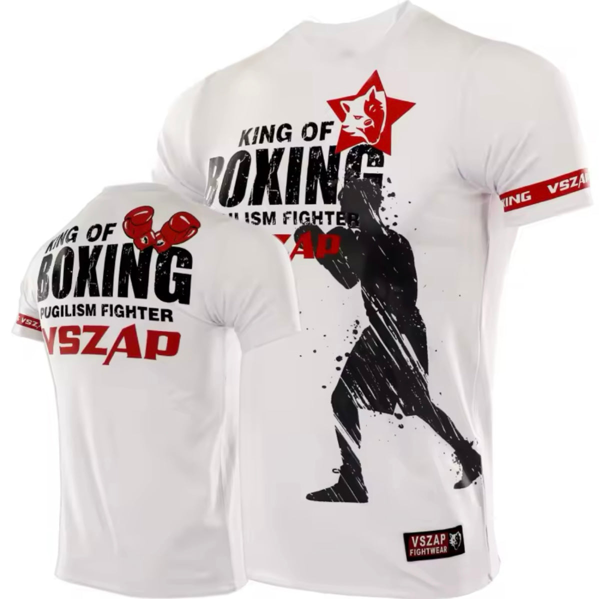 King of Boxing White Premium T-Shirt