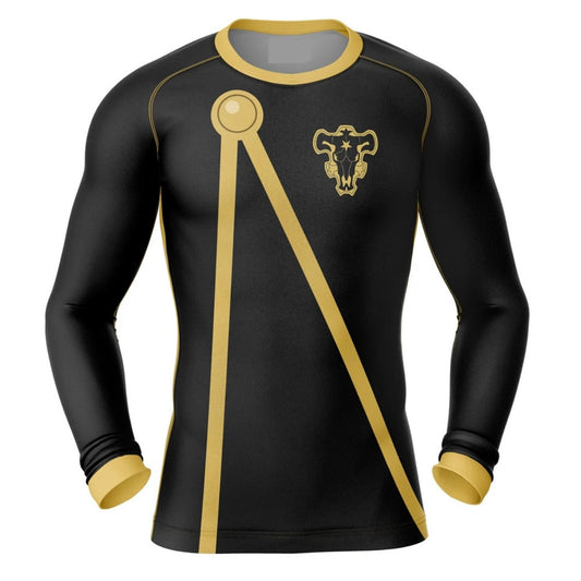 Black Clover Black Bulls Premium Rash Guard - LONG OR SHORT SLEEVE