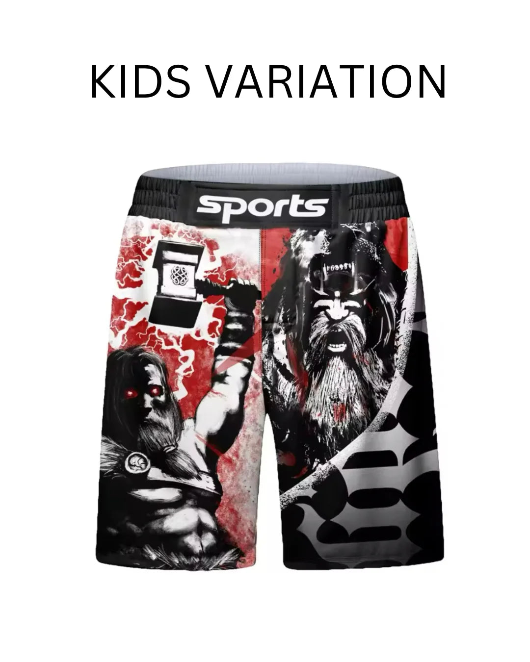 Warrior God Premium BJJ No Gi / MMA Grappling Shorts