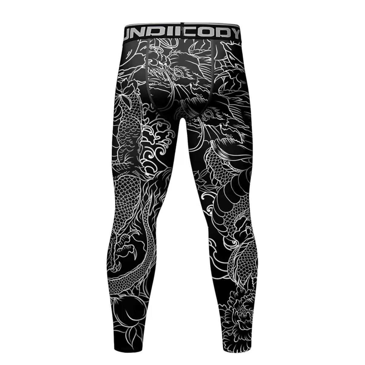 Dragon Roller Premium Compression Spats for BJJ, MMA, Wrestling, CrossFit, Yoga, Running, Cycling, and More