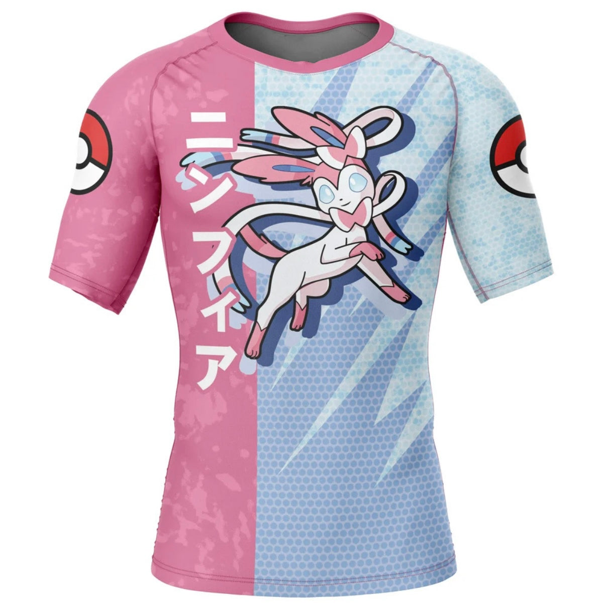 Pokemon Sylveon Premium Short Sleeve Rash Guard