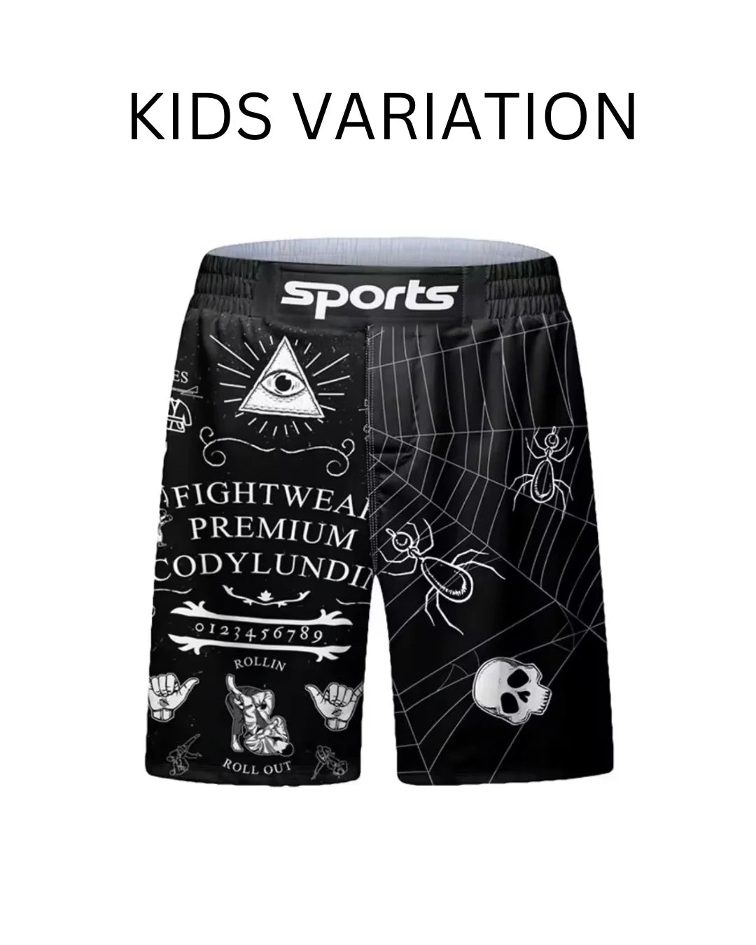 Ouija Premium BJJ No Gi / MMA Grappling Shorts