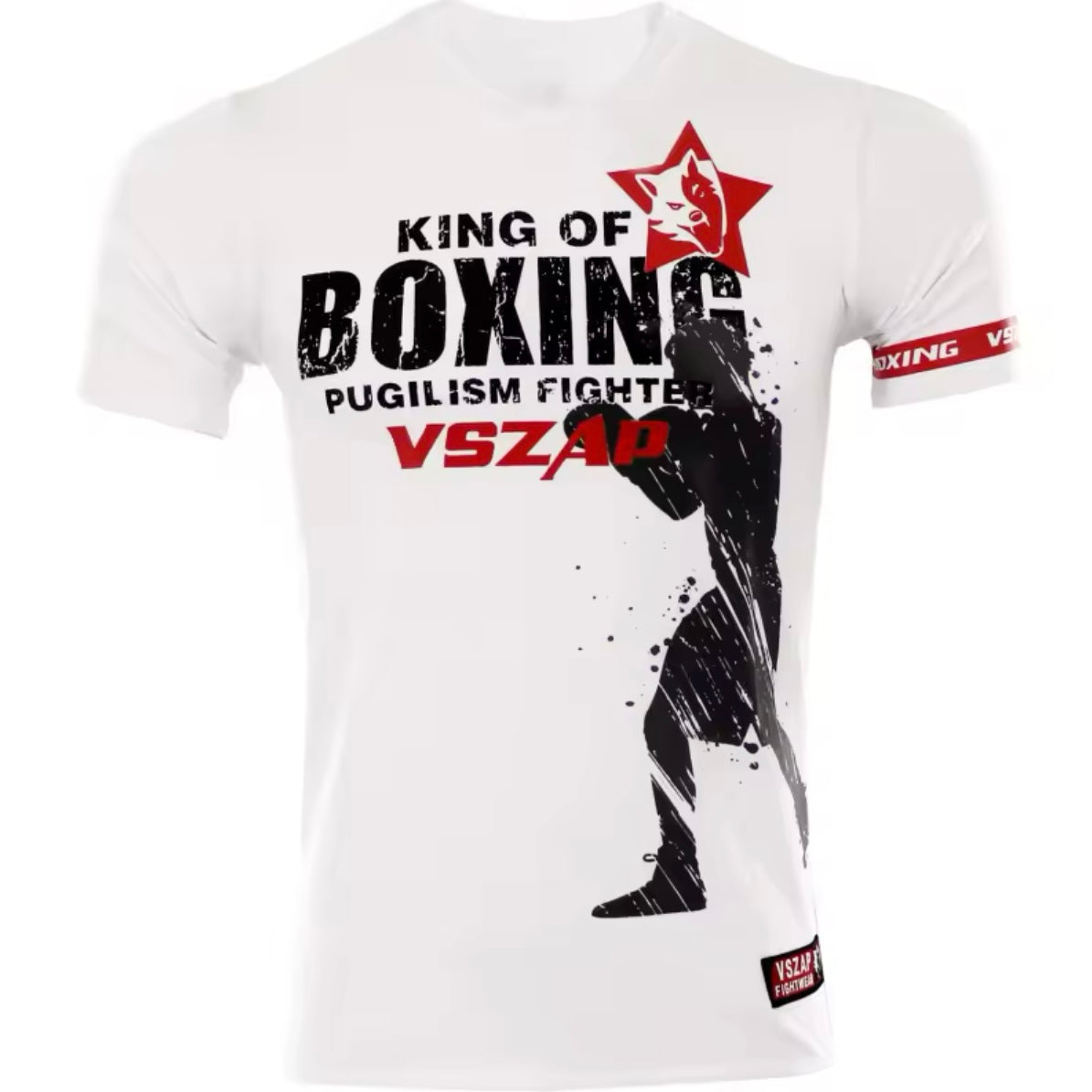 King of Boxing White Premium T-Shirt