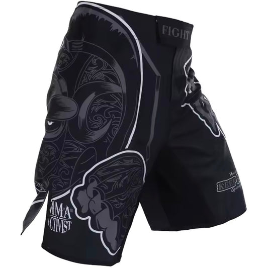 Black Fight Premium MMA Grappling Shorts
