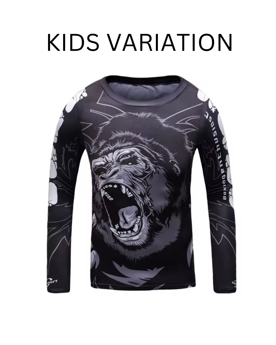 Gorilla Premium BJJ / MMA Rash Guard - LONG & SHORT SLEEVE VARIATIONS