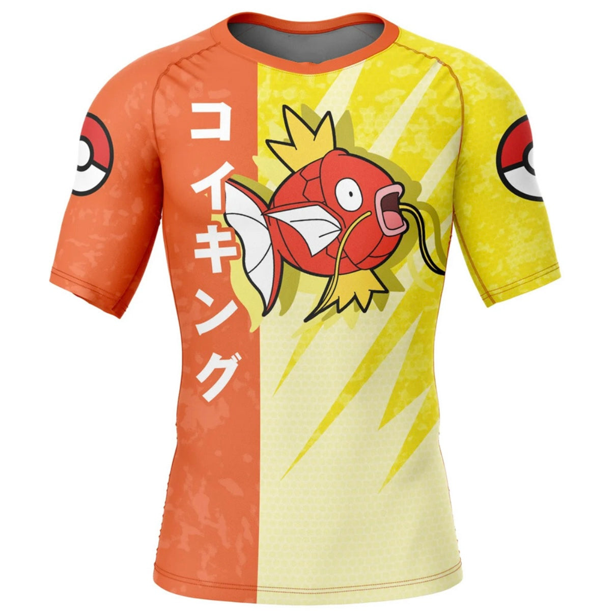 Pokemon Magikarp Splash Premium Short Sleeve Rash Guard