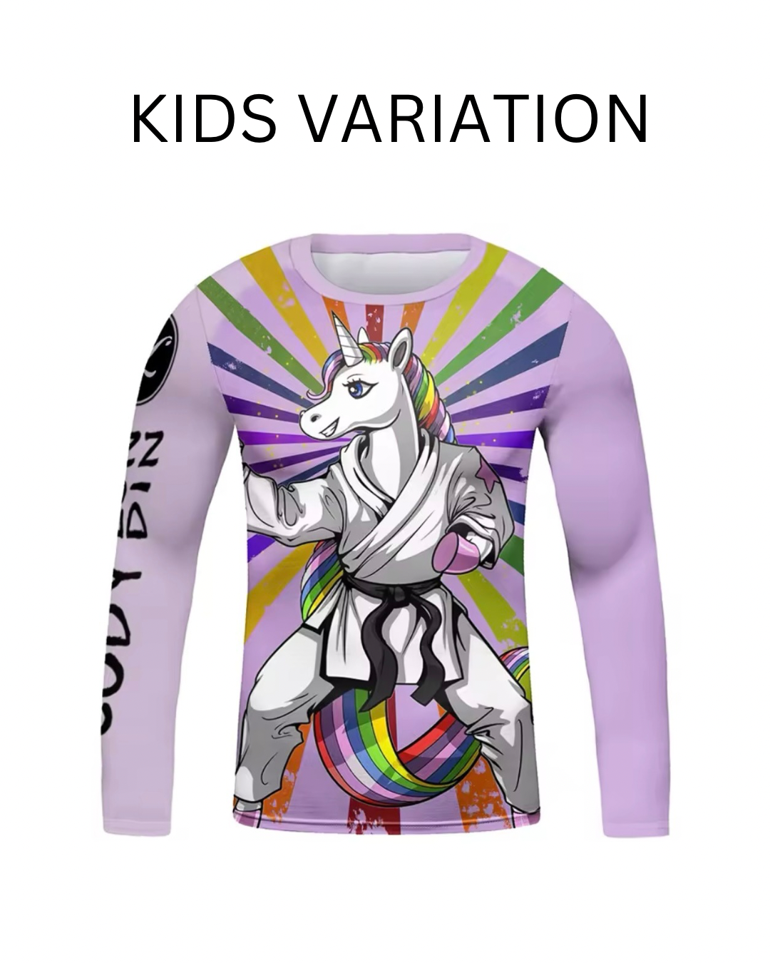 Unicorn Premium BJJ No Gi / MMA Set. Rash Guard, Shorts & Spats