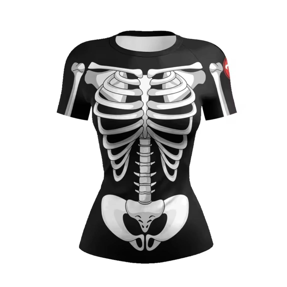 Women’s Skeleton Premium BJJ / MMA Rash Guard