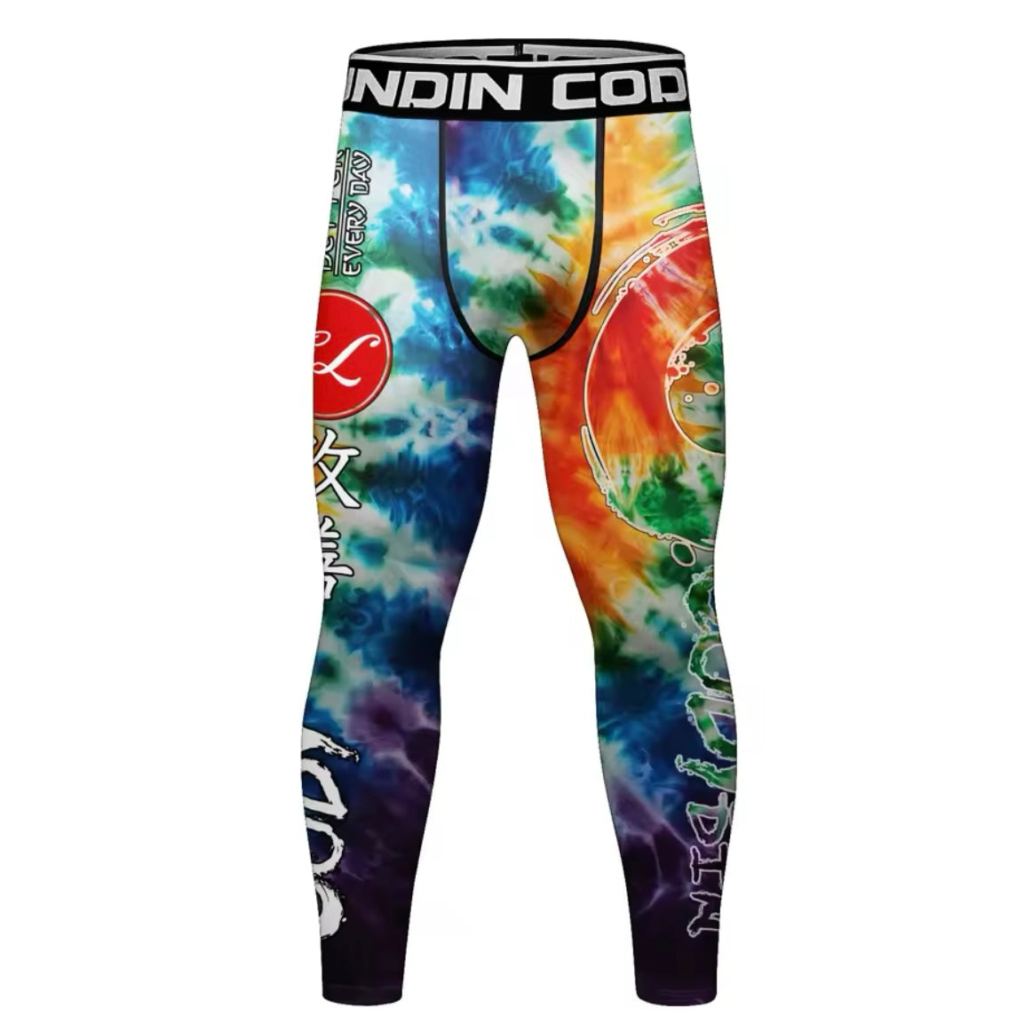 Colourful Premium High Neck BJJ No Gi / MMA Set. Rash Guard, Shorts & Spats