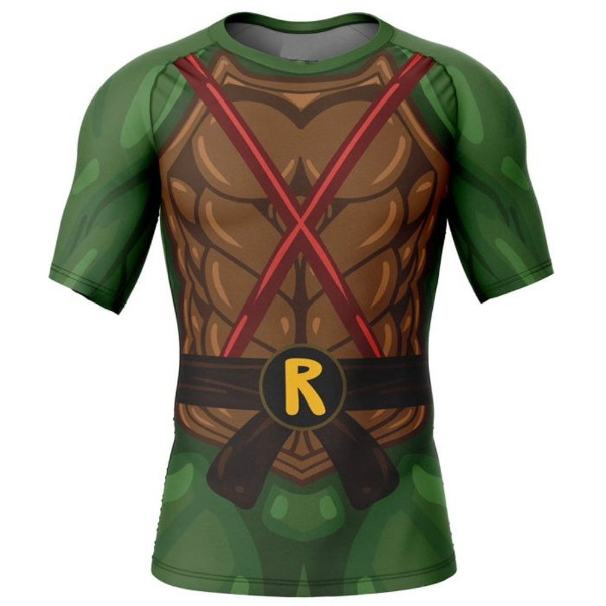 Teenage Mutant Ninja Turtle Raphael Premium Short Sleeve Rash Guard