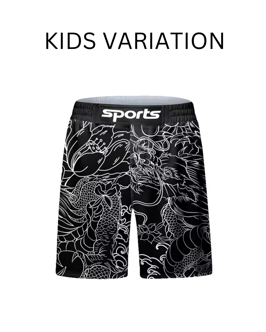 Dragon Roller Premium BJJ No Gi / MMA Set. Rash Guard, Shorts & Spats