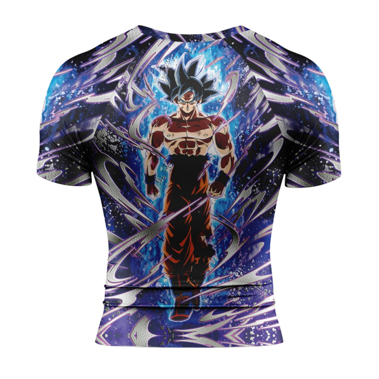 Dragon Ball Z Goku Print Premium Short Sleeve Rash Guard