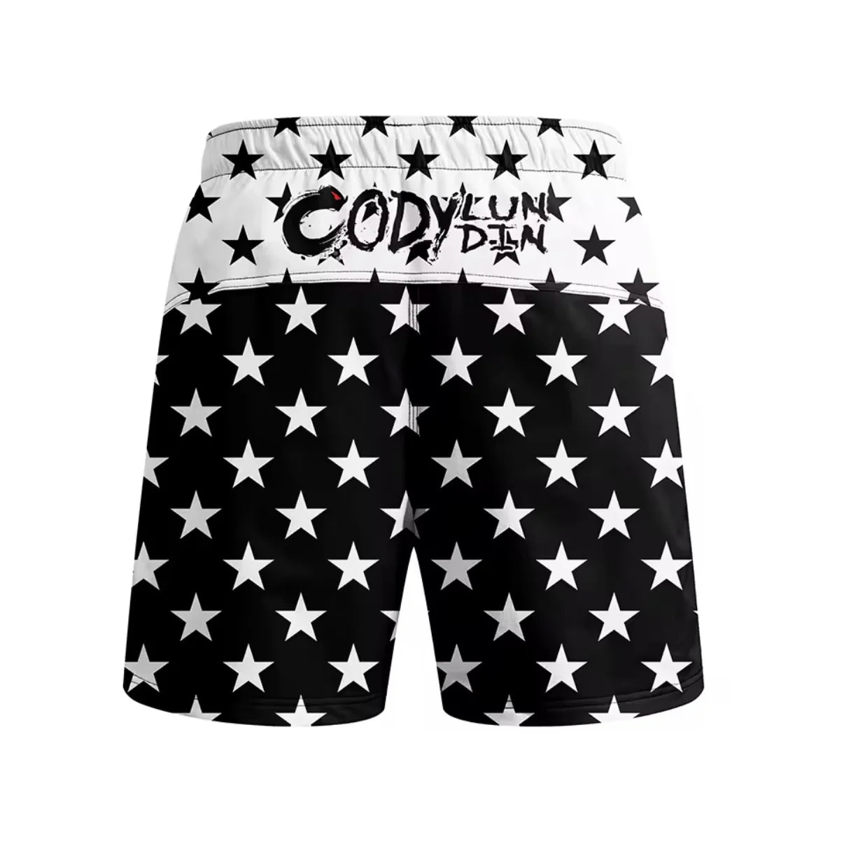 Black USA Premium BJJ No Gi Grappling Shorts