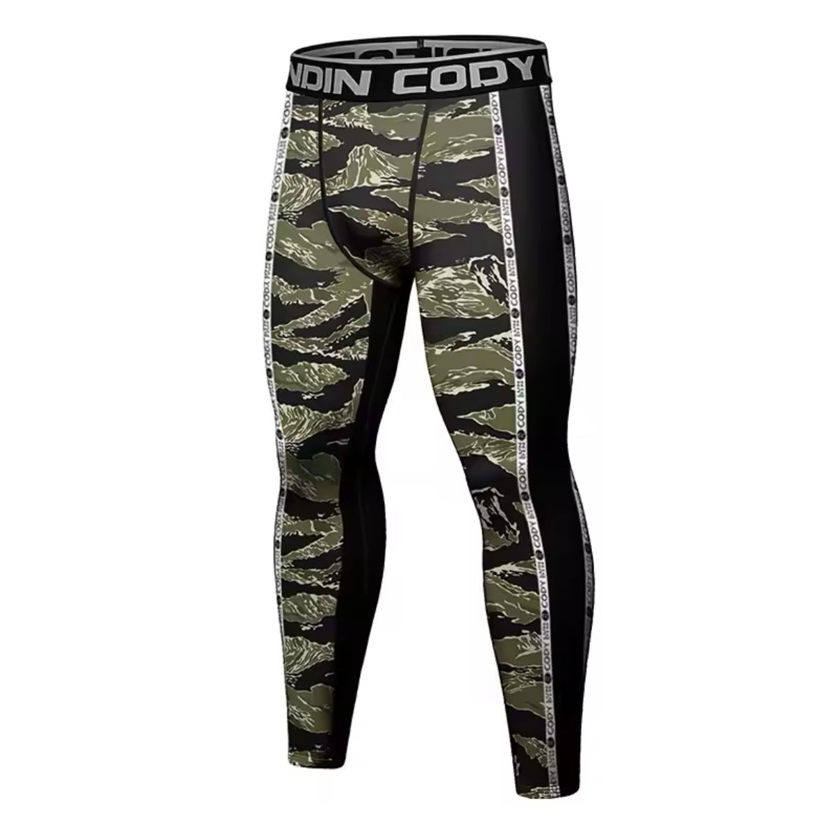 Green Canopy Premium Compression Spats for BJJ, MMA, Wrestling, CrossFit, Yoga, Running, Cycling, and More