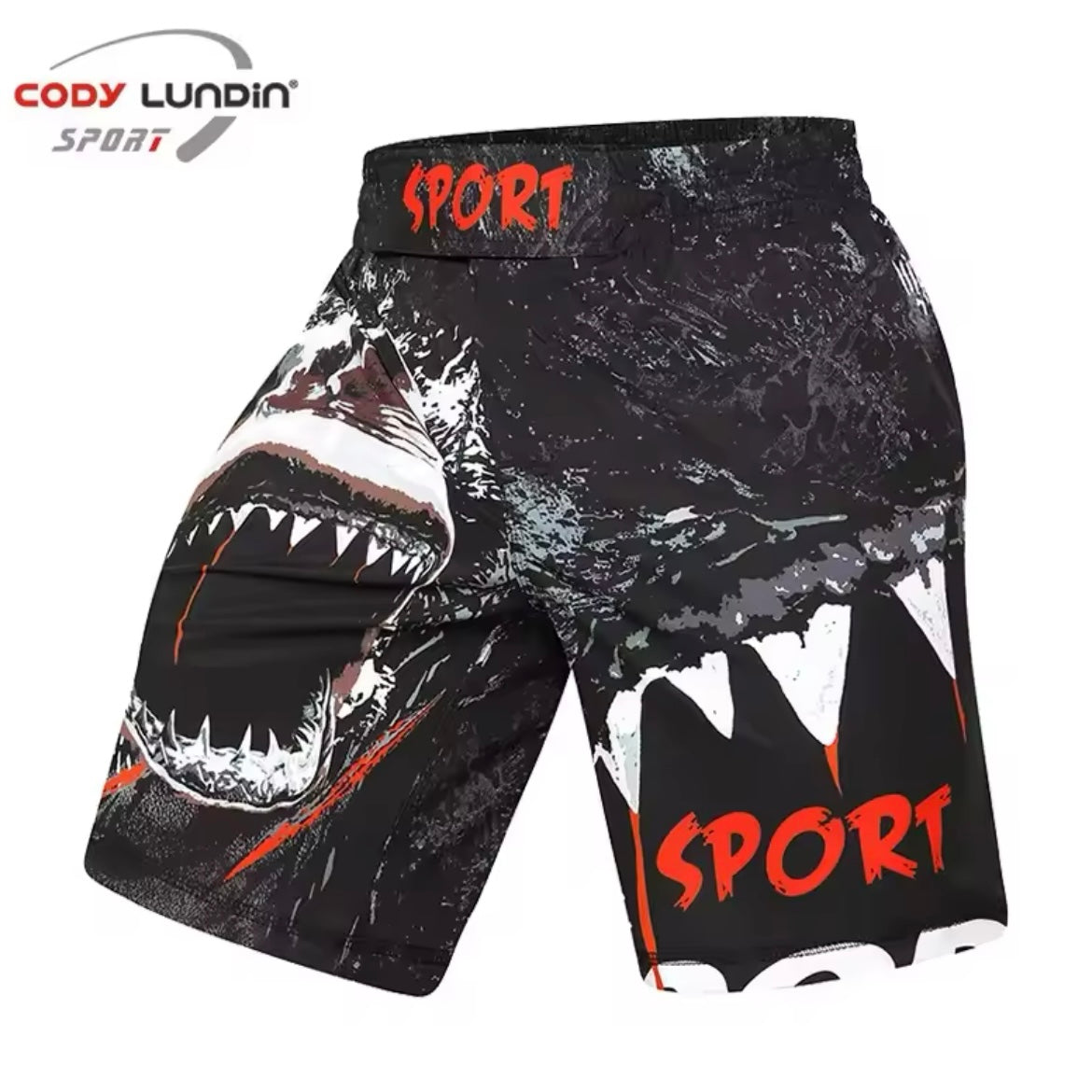 Shark Premium BJJ No Gi / MMA Set. Rash Guard, Shorts & Spats