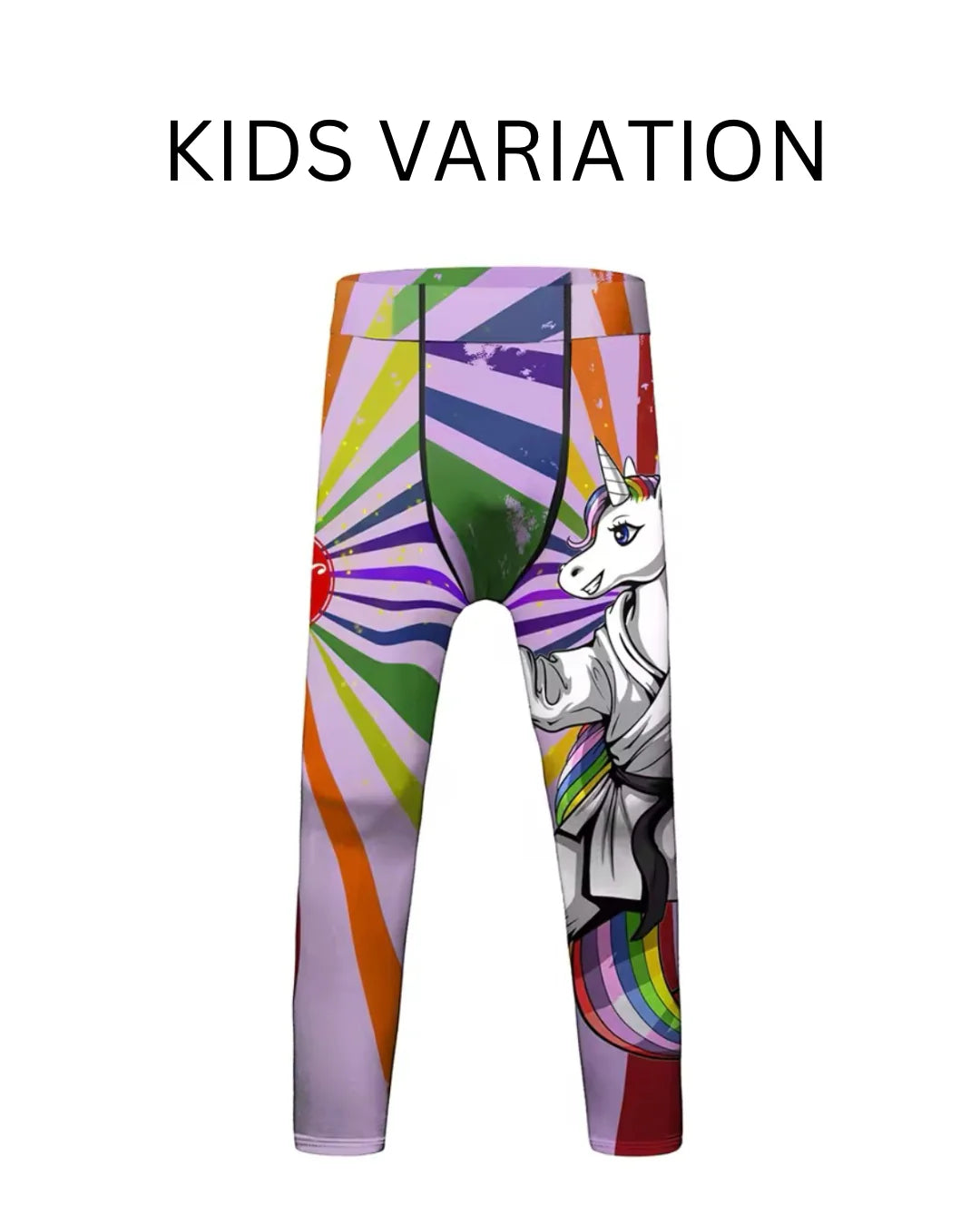 Unicorn Premium Compression Spats for BJJ, MMA, Wrestling, CrossFit, Yoga, Running, Cycling, and More