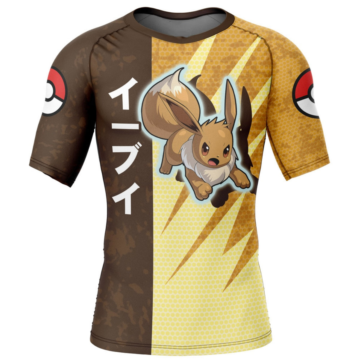 Pokemon Eevee Premium Short Sleeve Rash Guard