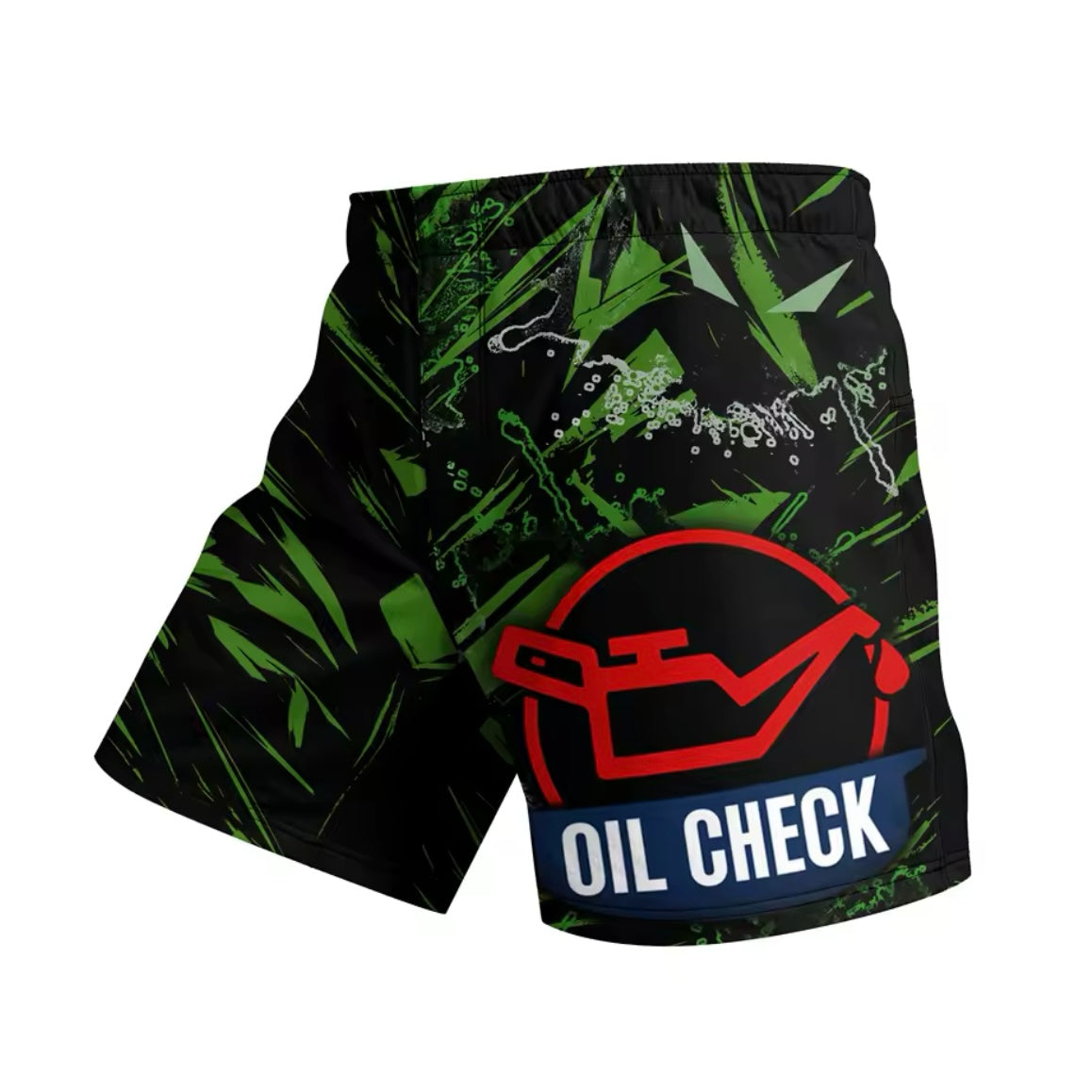 Oil Check Premium BJJ No Gi / MMA Set. Rash Guard, Shorts & Spats
