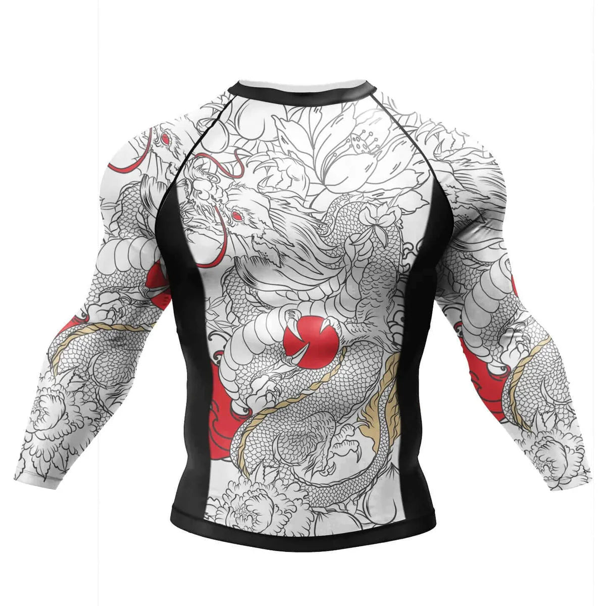 Dragon Roller Premium BJJ No Gi / MMA Set. Rash Guard, Shorts & Spats