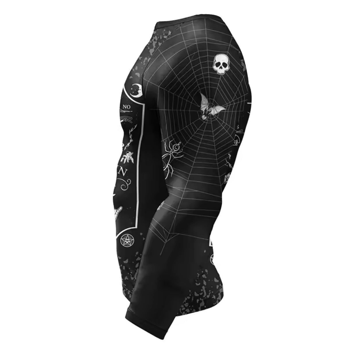 Ouija Premium BJJ No Gi / MMA Set. Rash Guard, Shorts & Spats