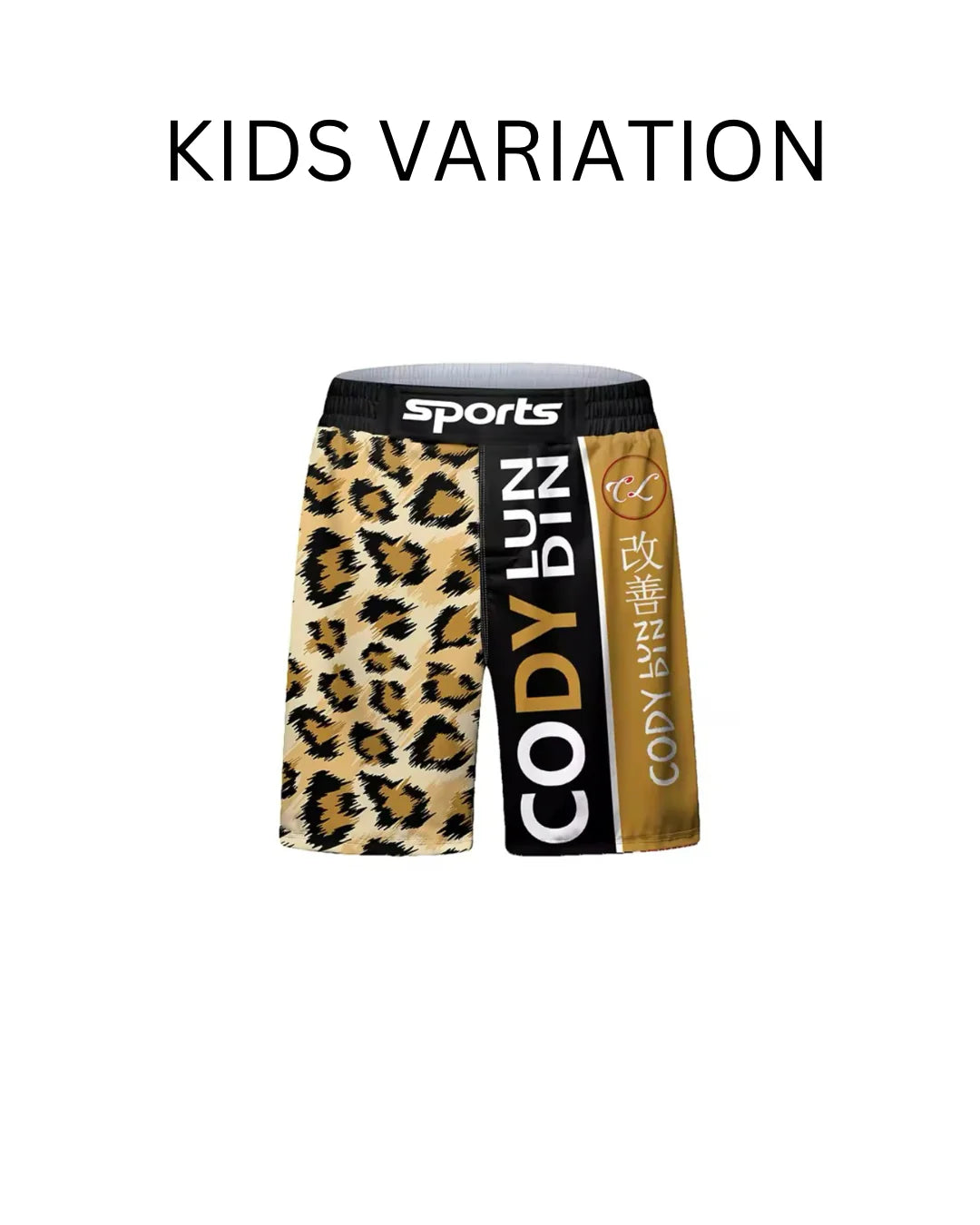 Leopard Premium BJJ No Gi / MMA Grappling Shorts