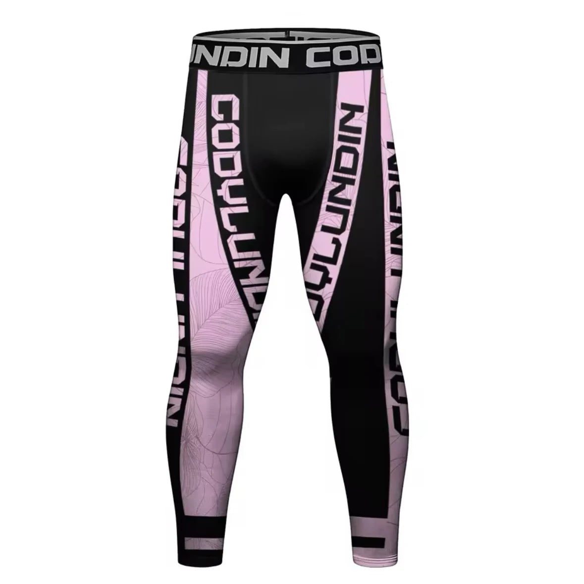 Black & Pink Premium Compression Spats for BJJ, MMA, Wrestling, CrossFit, Yoga, Running, Cycling, and More