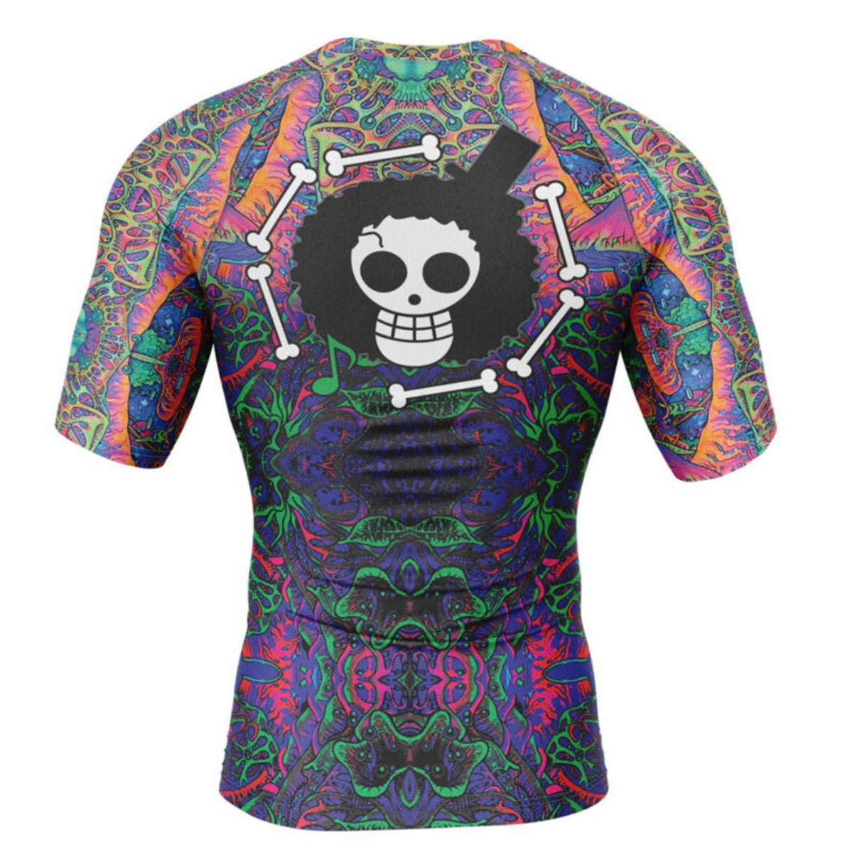 One Piece Hippie Brook Premium Short Sleeve Rash Guard